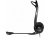 Logitech 960 USB Computer Headset stereo sound In-line volume & mute controls